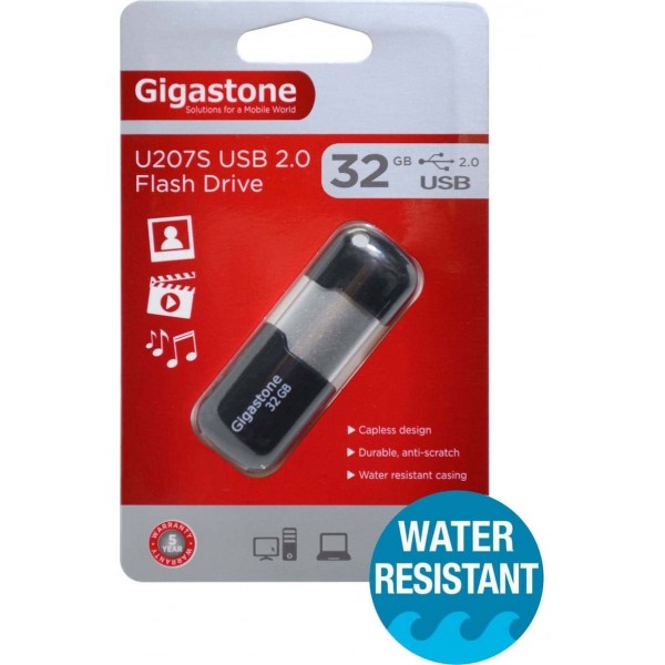 Gigastone U207S 32GB USB 2.0 Flash Drive
